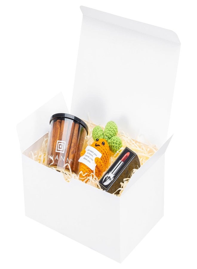 UnicoPak 6 Pack 9x6x4 Gift Boxes White Gift Boxes with Lids for Presents White Boxes Bulk for Gifts Birthday Wedding Bridesmaid Proposal Valentine Holiday Christmas - Image 1