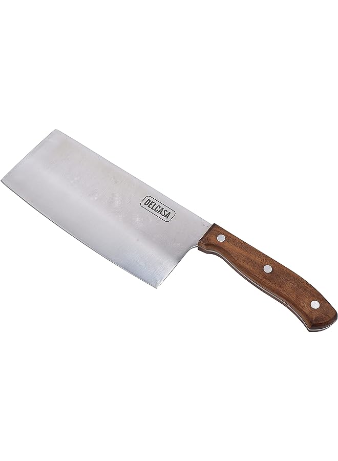 DELCASA Cleaver Knife Stainless Steel Blade DC2076  - Image 1