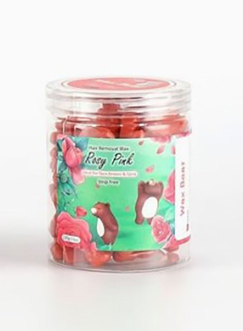 Wax Bear Wax for hair removal, pink rose, 100 gm
