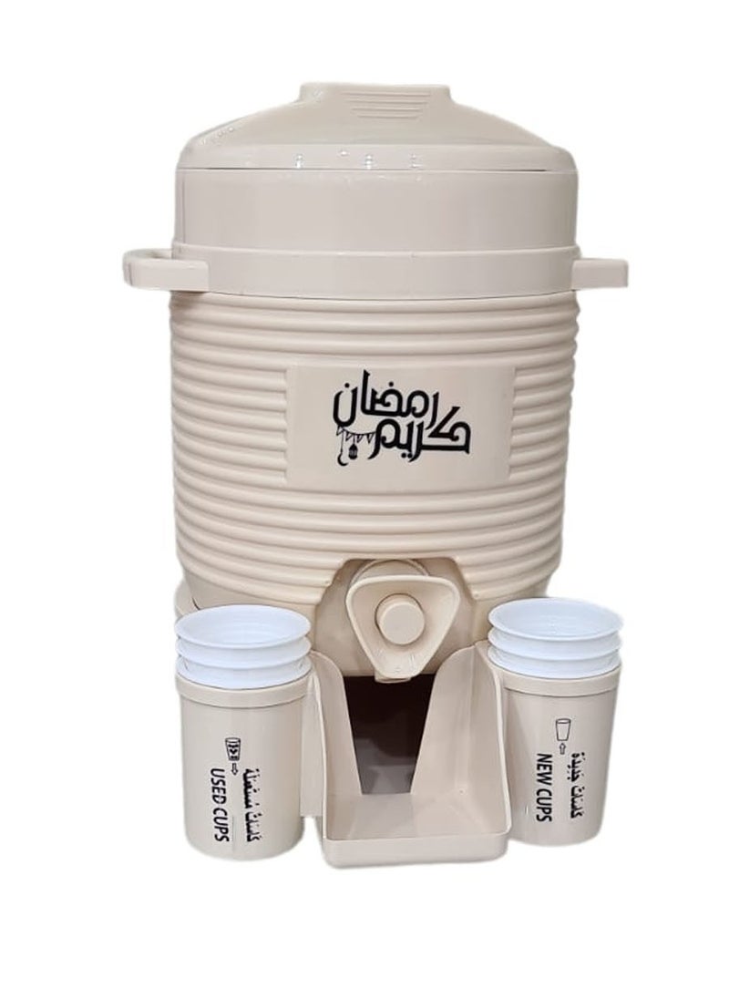 Generic - Al Haram thermos 2 liters with base and 6 cups - Image 1