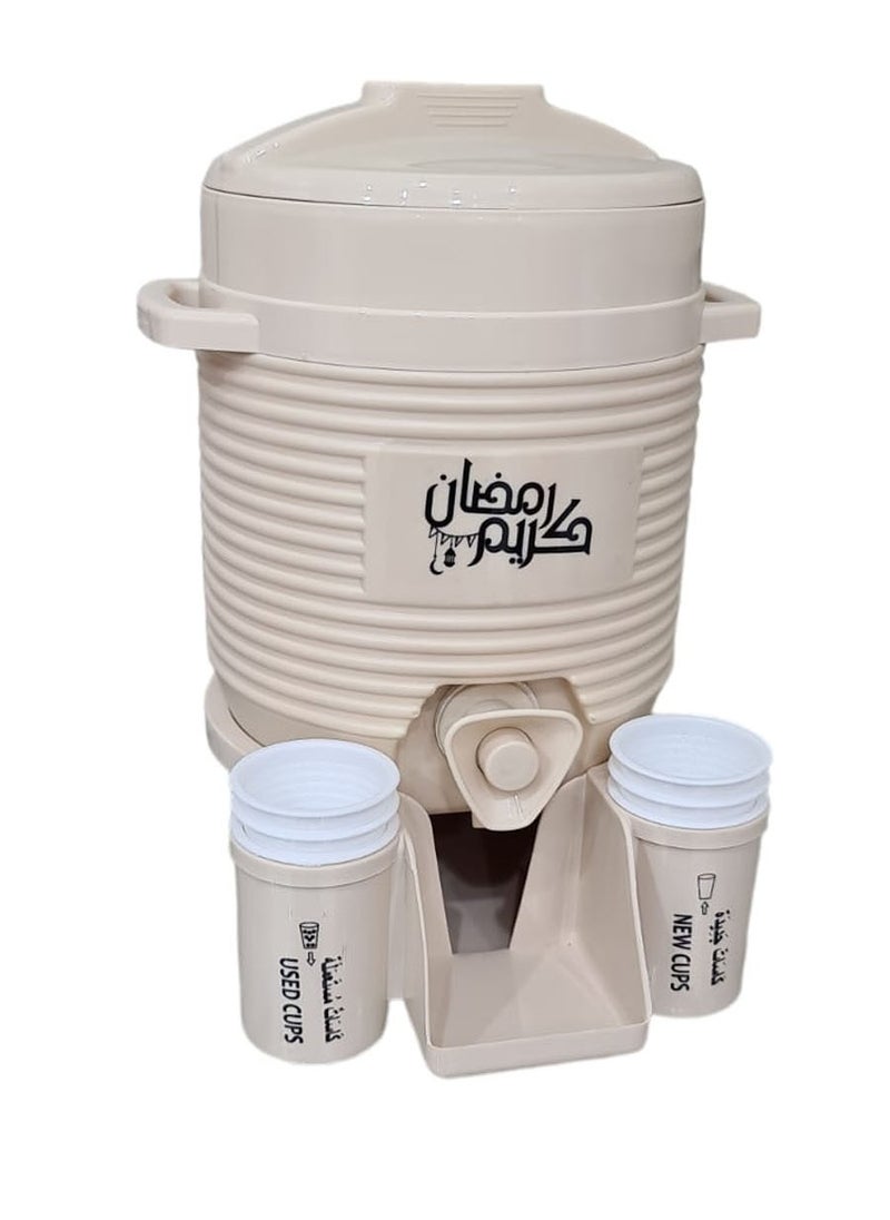 Generic - Al Haram thermos 2 liters with base and 6 cups - Image 1