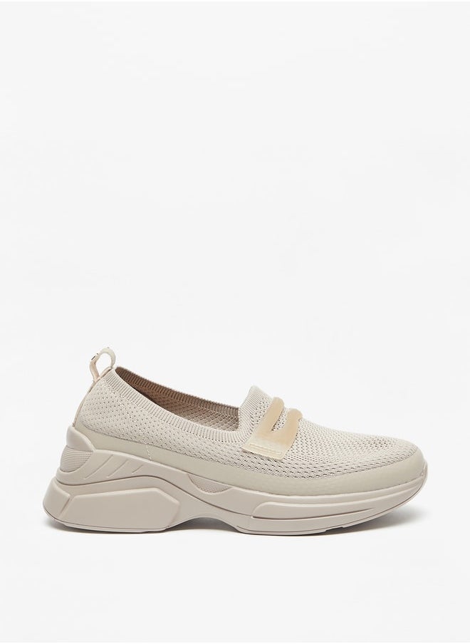 Le Confort - Textured Slip-On Sneakers with Pull Tab - Image 1