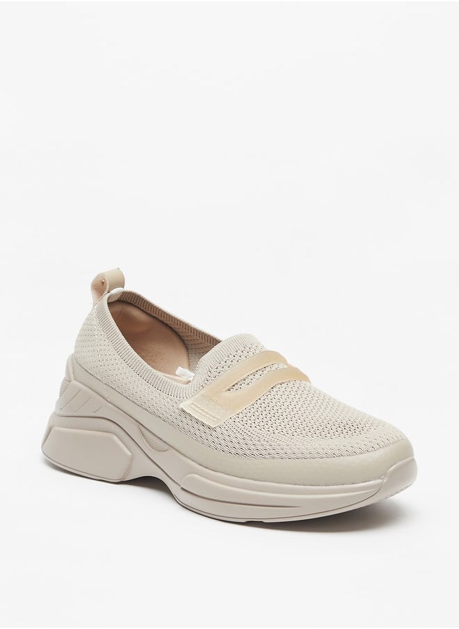 Le Confort - Textured Slip-On Sneakers with Pull Tab - Image 1