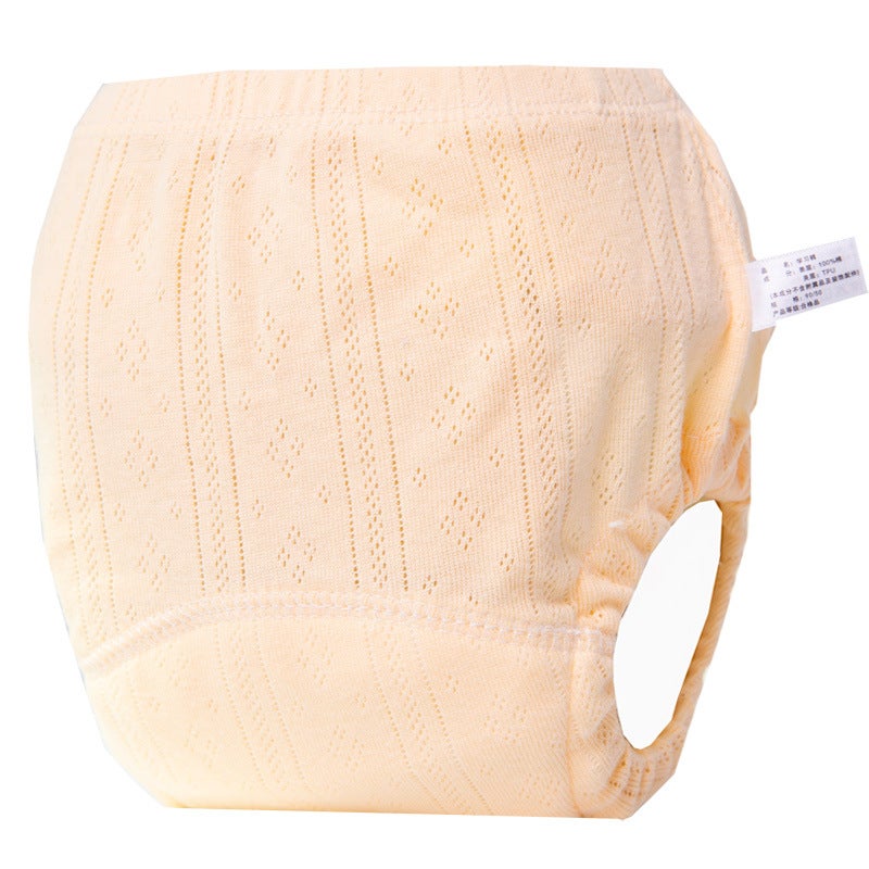 Pure Cotton Training Pants Newborn Baby Female Baby Male Diaper Wash Waterproof Toilet Training Diaper Pants - Image 1
