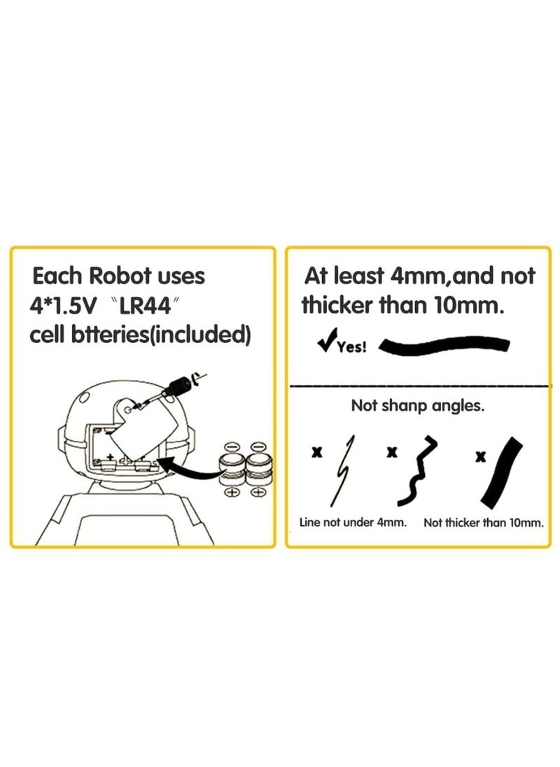 General - Best T Line-Following Robot Line Following for Kids Interactive Inductive Tracing Set Set Electronic with Eye Light and Pen Electronic Pen - Image 1