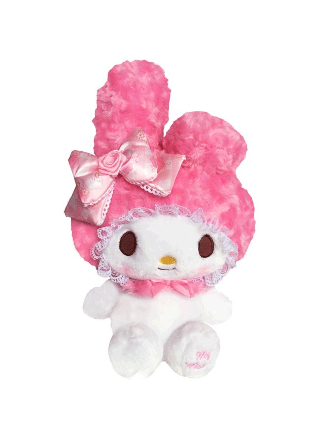 هالامودو دمية القطة الوردية الناعمة الناعمة -رفيق الراحة المثالي للنوم، هدية عيد ميلاد مثالية، ديكر كامل لغرفة النوم، غرفة المعيشة، المكتب، وضغوط المكتب -مسكينة 32 سم - Image 1