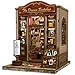 Fsolis Book Nook Kit DIY Bookshelf Miniature Bookshelf Kit for Adults Tiny House 3D Puzzle Booknook Adult Craft Gifts for Women Teenagers Book Lovers The Drama Bookshop - Image 2