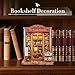 Fsolis Book Nook Kit DIY Bookshelf Miniature Bookshelf Kit for Adults Tiny House 3D Puzzle Booknook Adult Craft Gifts for Women Teenagers Book Lovers The Drama Bookshop - Image 4