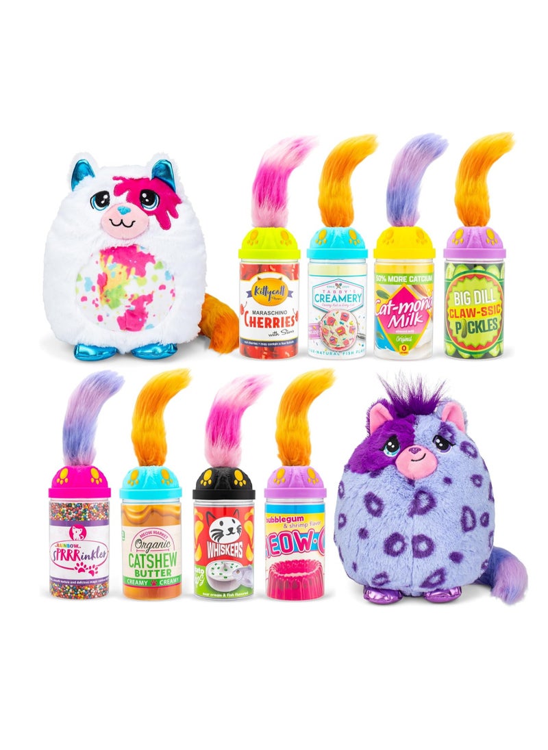 null - Misfittens Wild Cats Surprise Collectable Squishy Plush - 1 Piece Only, Assorted - Image 1