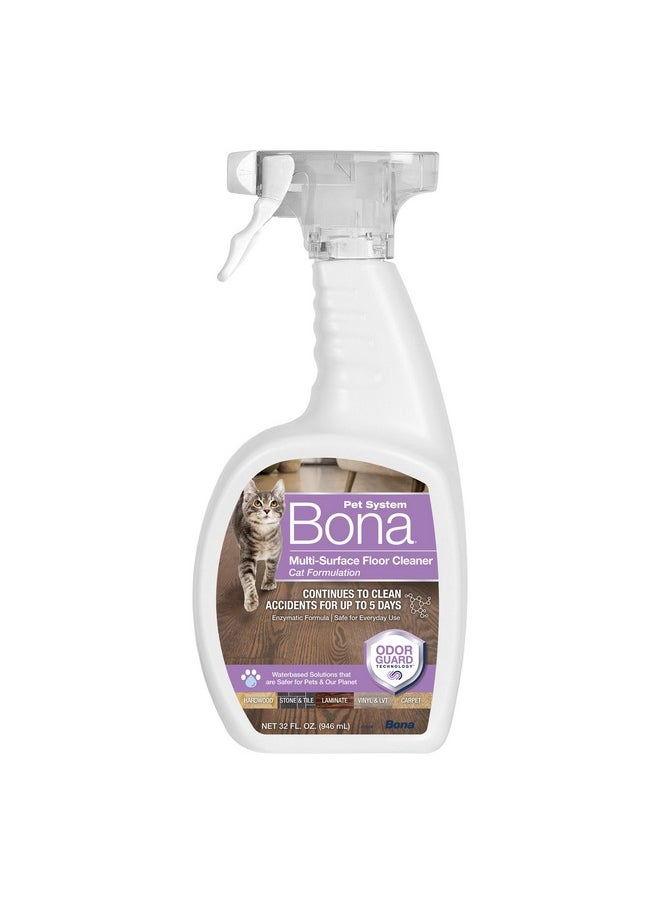 BONA - Bona Pet System Multi-Surface Floor Cleaner, Cat Formulation 32 fl Oz - Image 1