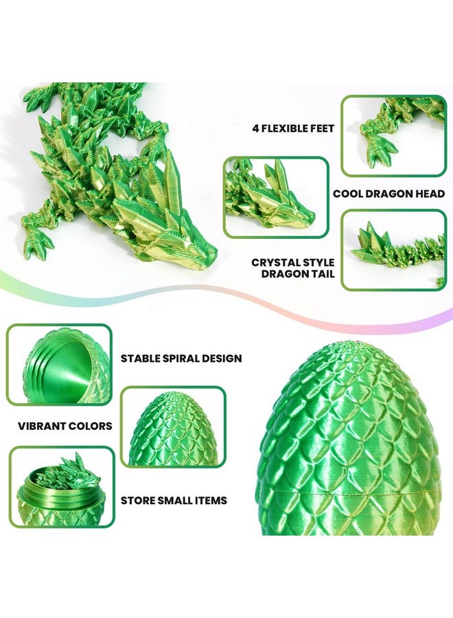 YILCER 4PCS 3D Printed Dragon Eggs with Dragon Inside Mini Dragon Eggs Set Mystery Dragon Egg Animals Fidget Toy 3D Printed Dinoasur Eggs Mythical Pieces Dragon in Egg - Image 4