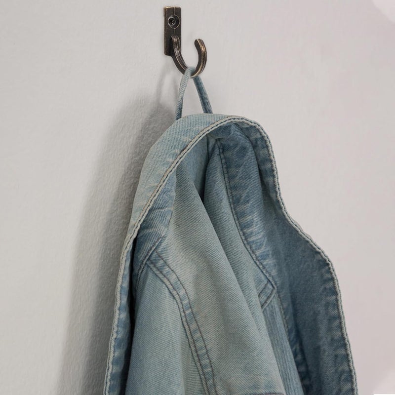 50pcs Bronze Zinc Alloy Single Wall Hooks Coat and Hat Hangers for Entryway Bathroom Towels Rack Organizer - Image 5