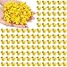 Goaste 300 Pieces Mini Resin Ducks Tiny Yellow Duck Figurines Cute Duck Miniatures Bulk for Cake Decoration School Project Accessories DIY Crafts Fairy Garden Landscape Aquarium Decorations - Image 2