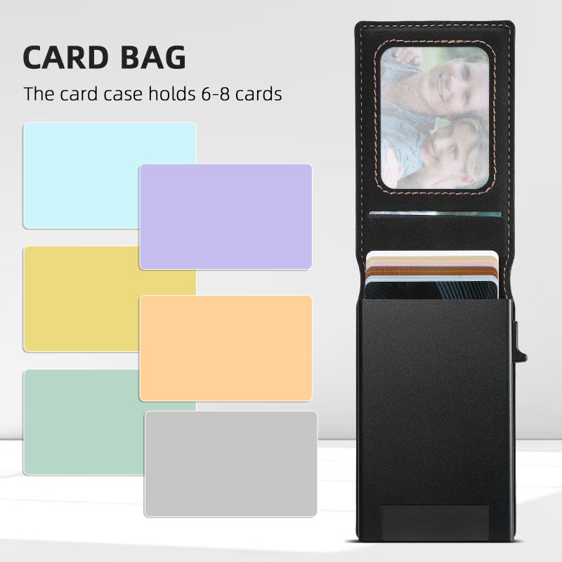 Suteni For Google Pixel 6 H19 Litchi Grain 2-In-1 Removable Card Box Back Phone Case(Black) - Image 4