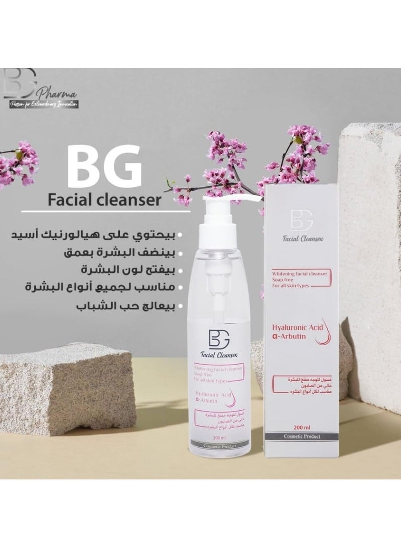 BG Facial Cleanser – Gentle Foaming Face Wash – Deep Cleansing & Hydrating Formula – Removes Dirt & Impurities – Suitable for All Skin Types – Daily Skincare – 200ml - Image 5
