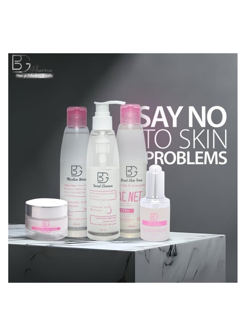 BG Facial Cleanser – Gentle Foaming Face Wash – Deep Cleansing & Hydrating Formula – Removes Dirt & Impurities – Suitable for All Skin Types – Daily Skincare – 200ml - Image 2