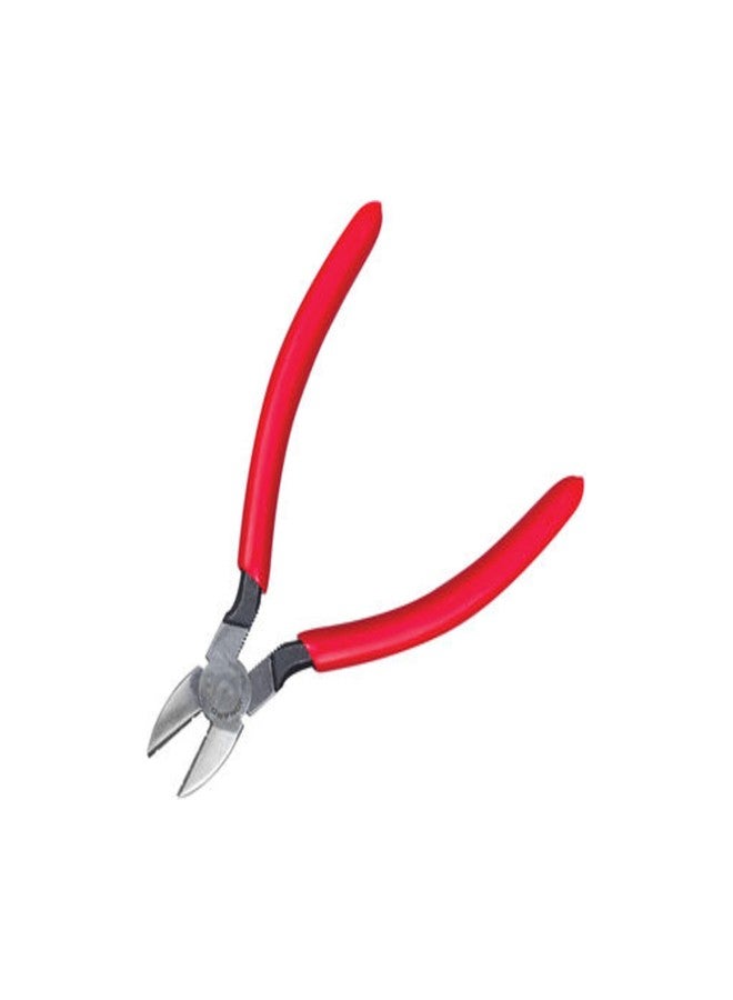 جونارد تولز كماشة قطع قطرية مدببة الأنف من طراز Jonard JIC-7858 Telecom بمقبض بلاستيكي أحمر، بطول 6-1/2 بوصة - Image 1