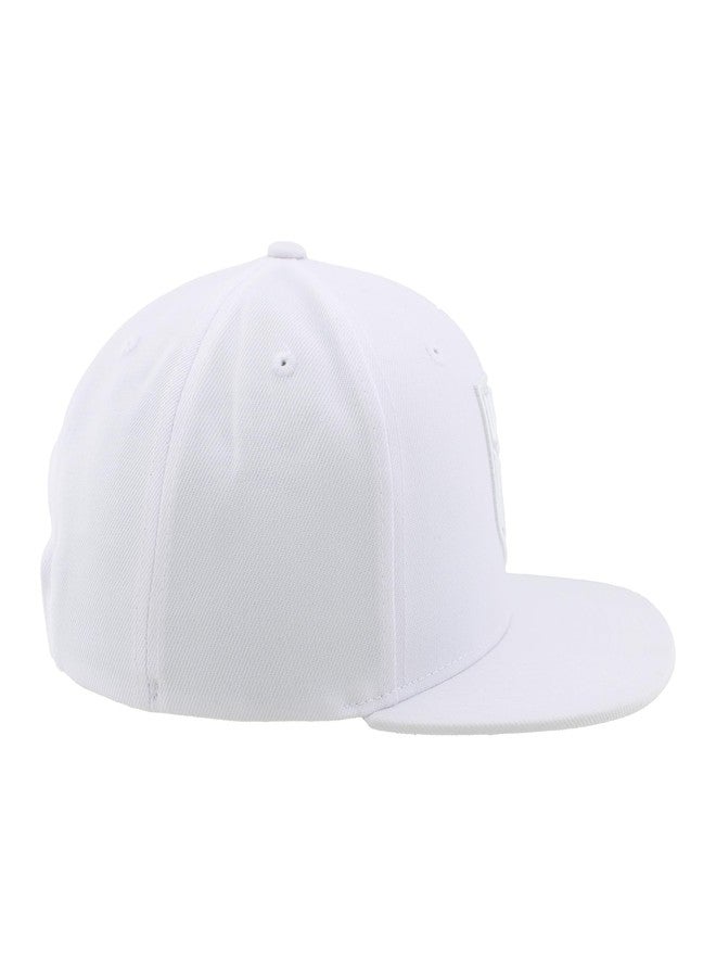 ZHATS U.S. Soccer Officially Licensed USMNT Snapback Hat Flat Bill Echo White - Image 4