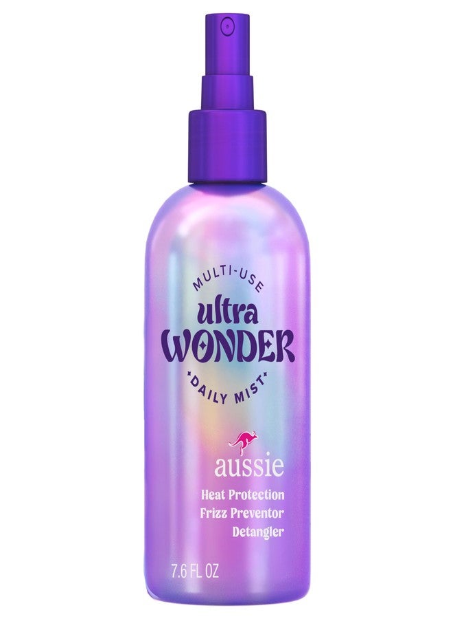 Aussie Ultra Wonder Daily Mist Lightweight Multi-Use Detangler, silicone-free, for All Hair Types and Curls, 7.6oz - Image 1