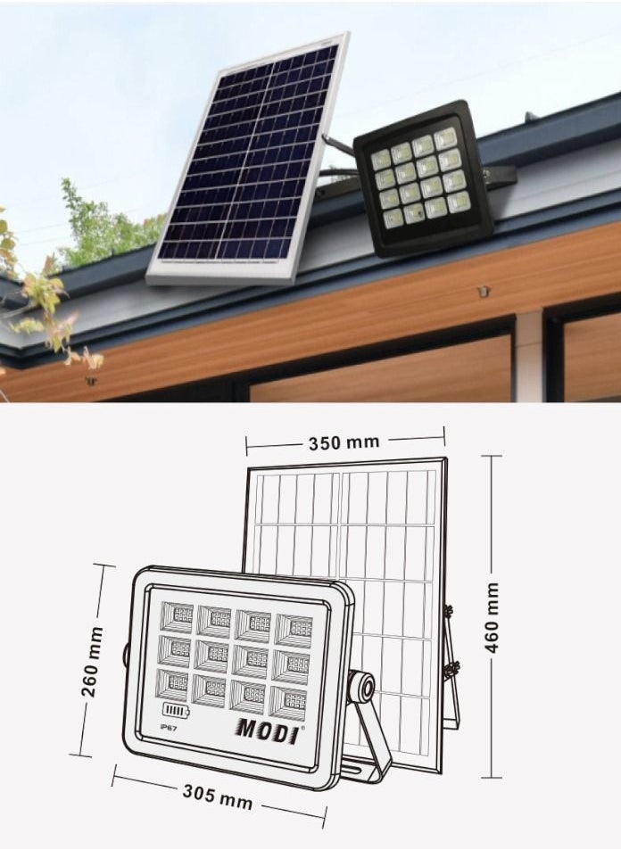 MODI - Waterproof Solar Flood light with Remote - Image 1