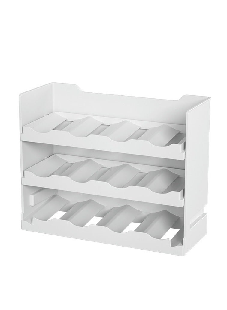 Arabest Egg Container for Refrigerator,Egg Cartons for Fridge Organizer,Stackable Storage Bins for Egg Holder,Plastic Egg Drawer (3 Layer, 24 Count) - Image 1