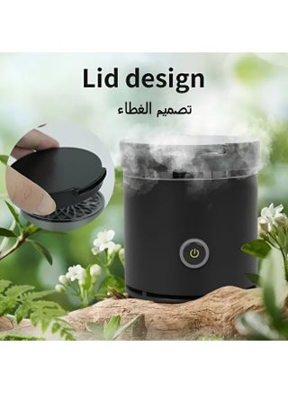 Smart USB Portable Rechargeable Bakhoor Incense Burner For Home Car Black - view 2