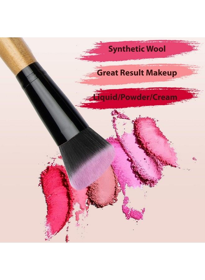 AGARO مجموعة فرش المكياج مع حقيبة جلدية PU (32 قطعة) سوداء - Image 5