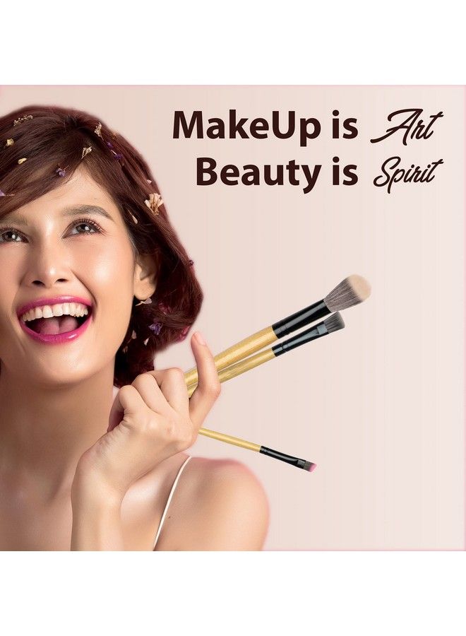 AGARO مجموعة فرش المكياج مع حقيبة جلدية PU (32 قطعة) سوداء - Image 3