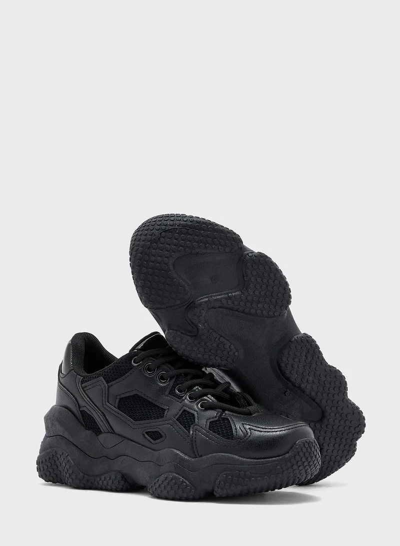 Ginger Chunky Textured Sneaker