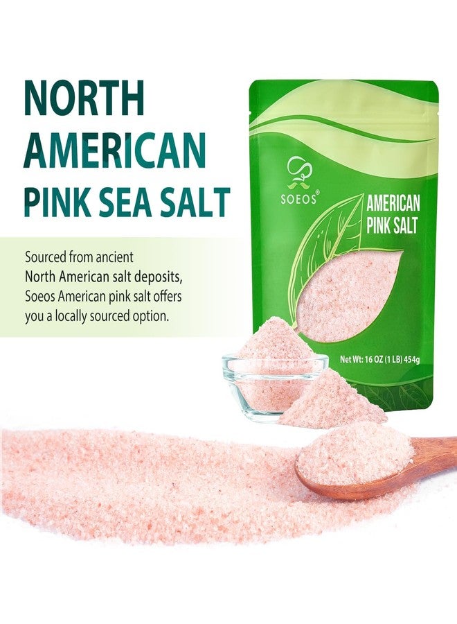 Soeos American Pink Salt, Fine Grain, 16oz (453g), Sea Salt, Curing Salt - Image 2