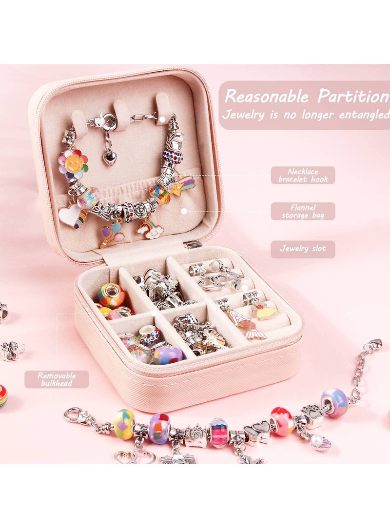 KASTWAVE Charm Bracelet Making Kit 66 Pcs Gift Boxed Jewelry Supplies Charms DIY Crafts Gifts Set - Image 5
