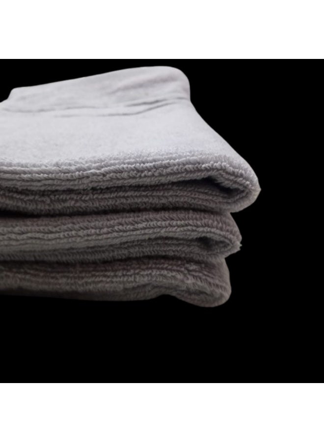 Cotton towels  40*60 cm  3 pieces  light gray - Image 2