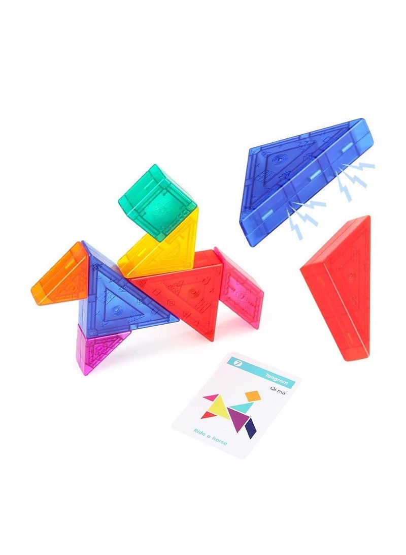 ألغاز مغناطيسية، لعبة تعليمية للأطفال، لعبة تعليمية للطفولة المبكرة، أحجية تشغل الدماغ، هدية للأطفال - Image 3