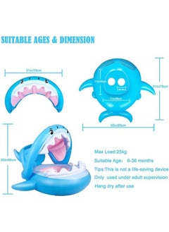 GGEROU Swimming Ring Inflatable,Kids Toddler Infant Swimming Float Pool Floaties Pool Ring with Seat Summer Outdoor Water Bath Toys  - Image 3