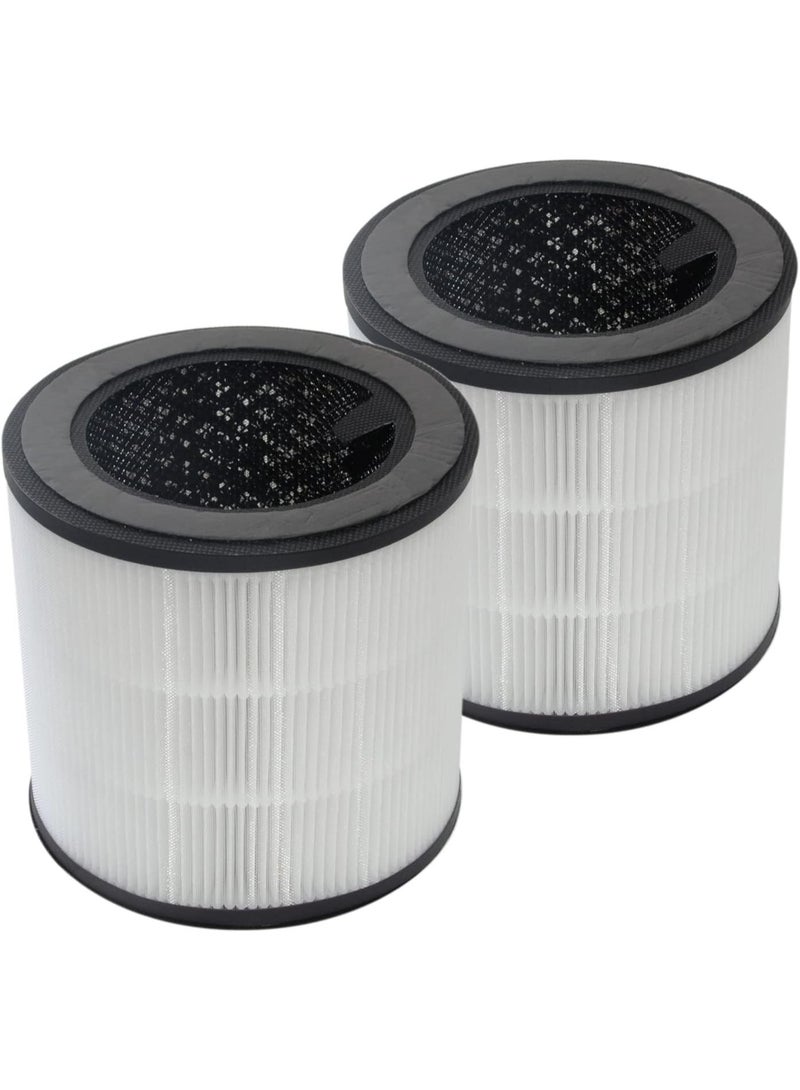 PUREBURG FY0293/30 Replacement Filter Compatible with Philips Series 800 AC0819 AC0820 AC0830 Air Purfiers,2-Pack H13 HEPA Activated Carbon 2-in-1 