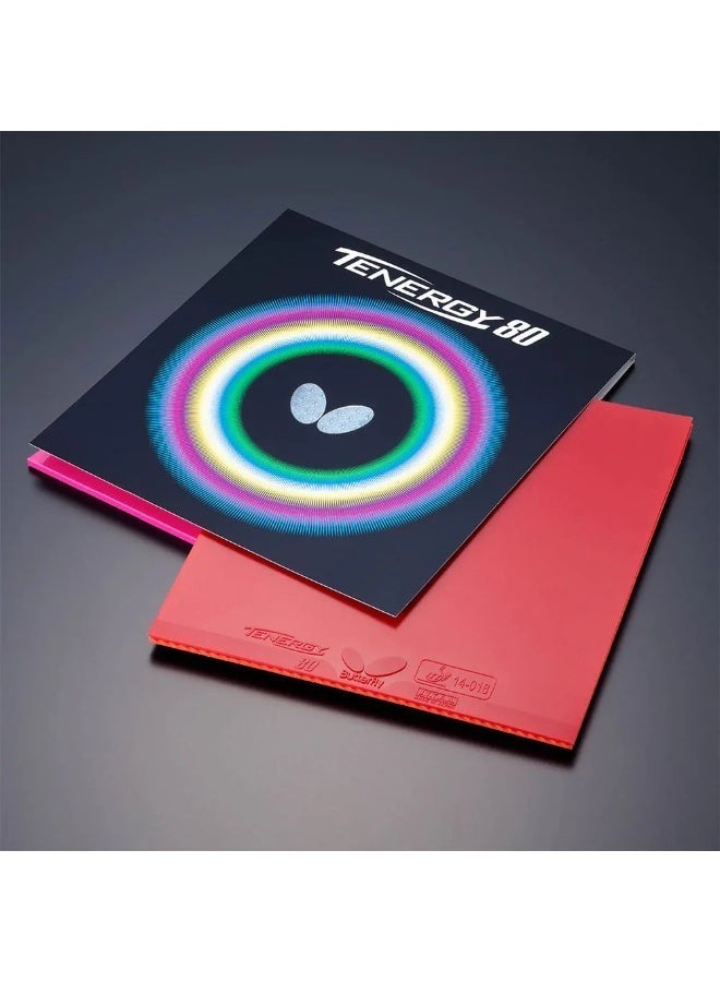 Butterfly Tenergy 80 Table Tennis Rubber - Black, 2.1mm - Image 3