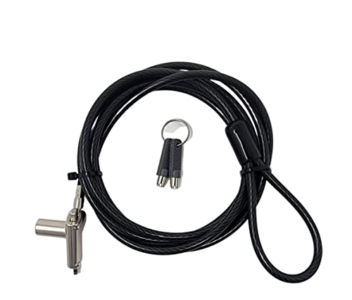 Sendt 3 in 1 Black Notebook/Laptop Lock for Kensington, Nano, and Wedge Security Slots - Image 2