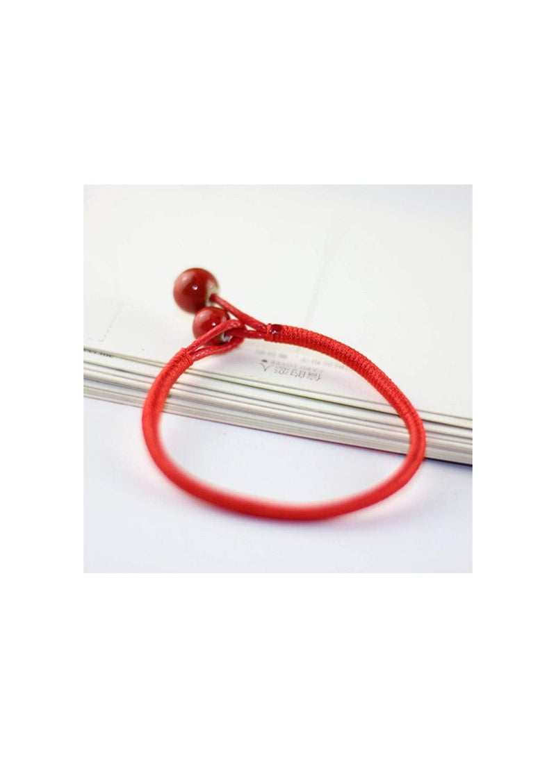 GGOOT Men Women Lucky Ceramic Bead Red String Bracelet Hand Braided Bangle New Released - Image 2