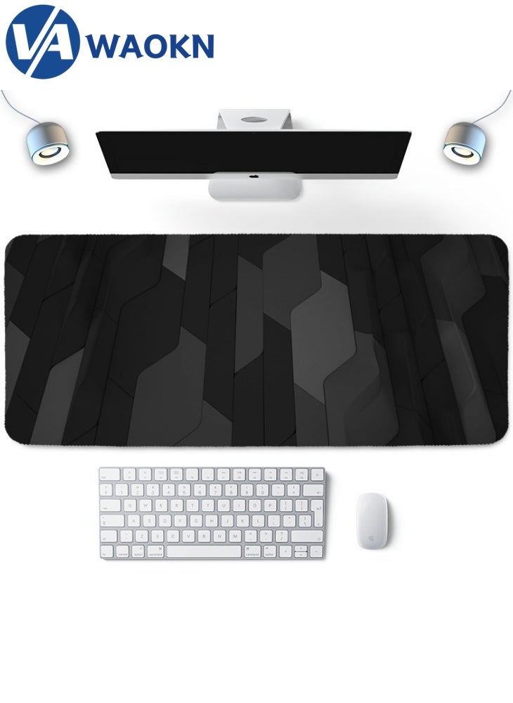 WAOKN - Large Gaming Mouse Pad XL Anti-Skid Mousepad Large Keyboard Mouse Pad Desk Mat with Stitched Edges Super Creative MousePad - Image 1