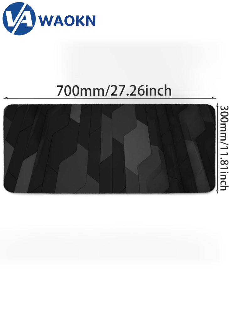WAOKN - Large Gaming Mouse Pad XL Anti-Skid Mousepad Large Keyboard Mouse Pad Desk Mat with Stitched Edges Super Creative MousePad - Image 1