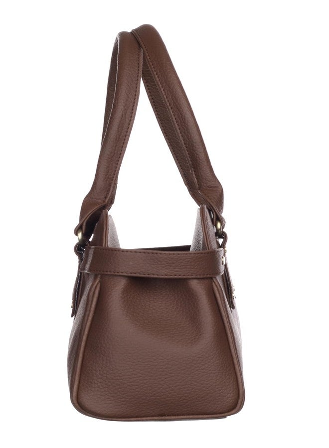 Fostelo Women's Jessy Stylish Satchel Tote Handbag for Women | Ladies Purse | Stylish Shoulder Bag | Gift For Women | Brown - Image 3