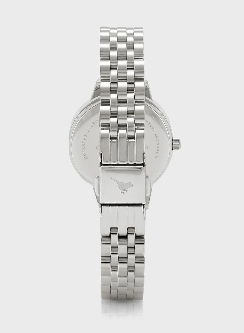OLIVIA BURTON Sparkle Bee Steel Strap Analog Watch