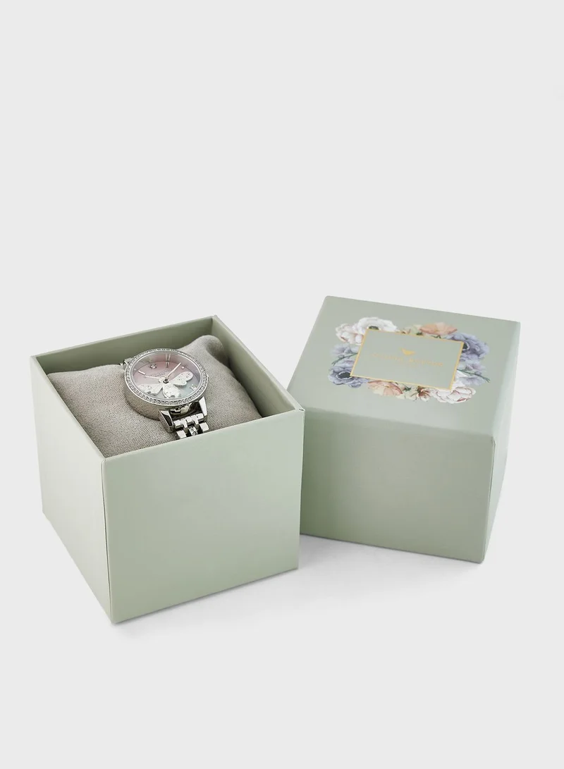 OLIVIA BURTON Sparkle Bee Steel Strap Analog Watch