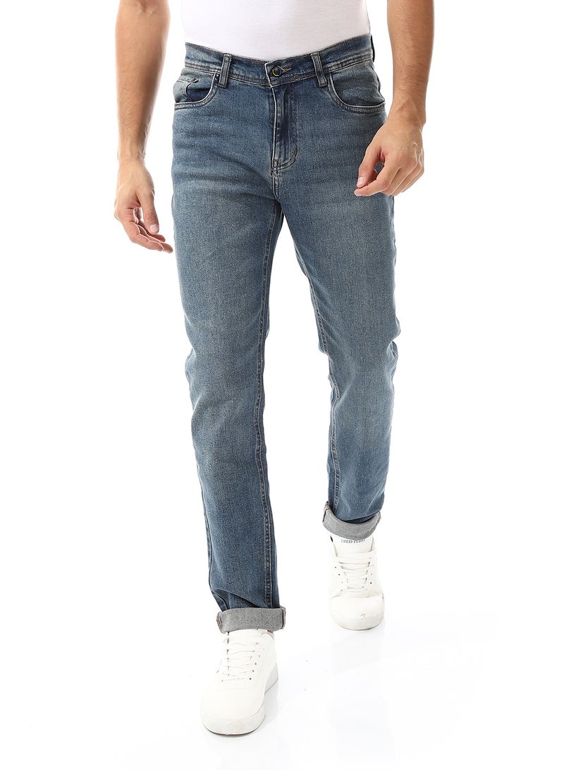 Andora Slim Fit Plain Fashion Jeans - Image 1