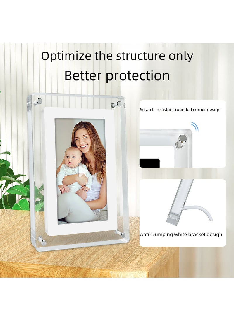 Generic New 7-Inch Acrylic Digital Frame with Auto-Play Australian regulations  - Image 4