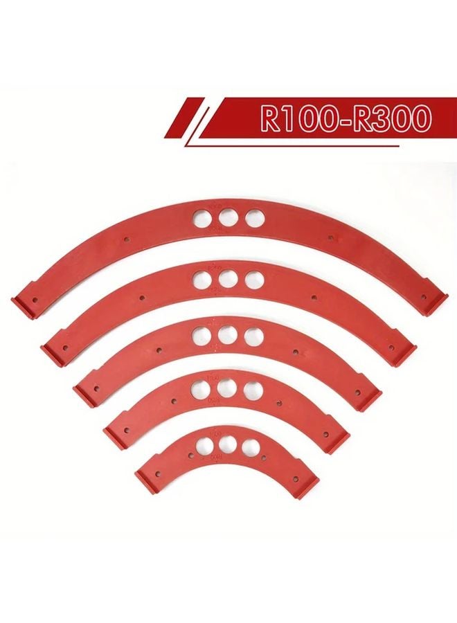 R200 Monolithic Pack Woodworking Round Corner Template Set Router Jig Kit Cabinet Making - Image 4