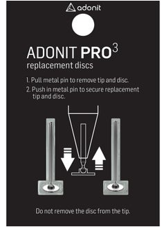 ADONIT Jot Pro 3; 4 ; Mini 4; Chalk; Neo Lite Disc Kit 2 Pack  - Image 5