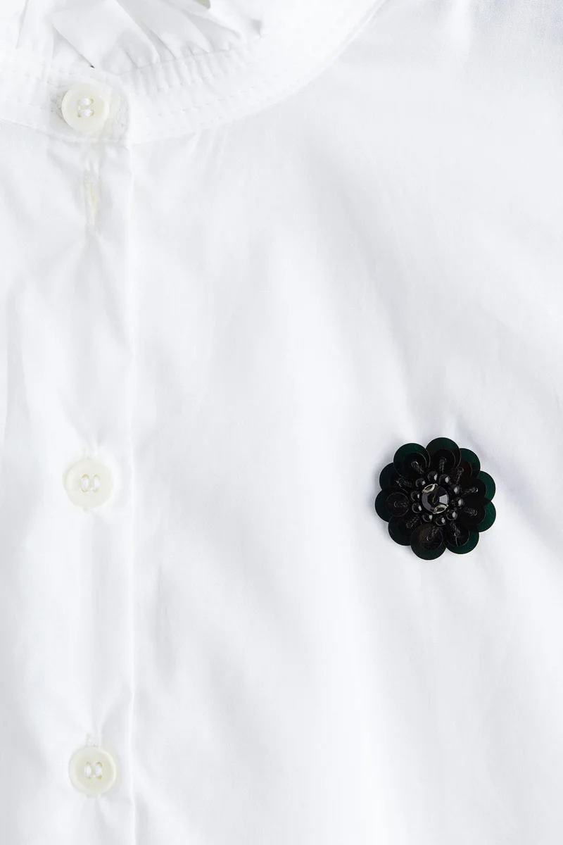 H&M Frill-Collar Blouse