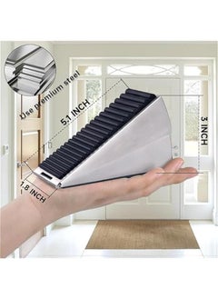 MOXO Strongest Large Door Stopper  Heavy Duty Door Stop Wedge Tall Door Stoppers for Bottom of Door 3 Inch High Adjustable Spring Loaded Door Stop Suits Any Heavy Door  - Image 3