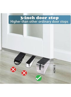 MOXO Strongest Large Door Stopper  Heavy Duty Door Stop Wedge Tall Door Stoppers for Bottom of Door 3 Inch High Adjustable Spring Loaded Door Stop Suits Any Heavy Door  - Image 5
